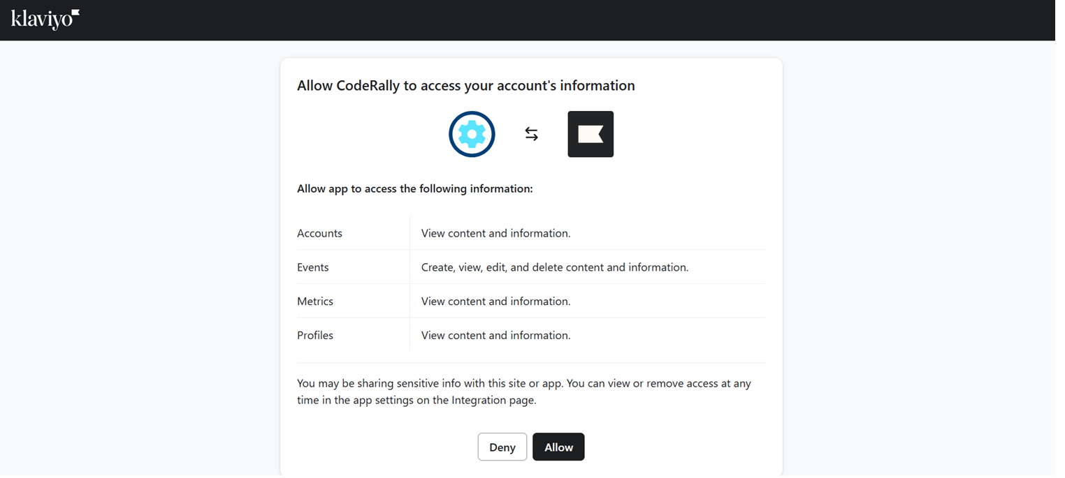 Authorize CodeRally Screenshot